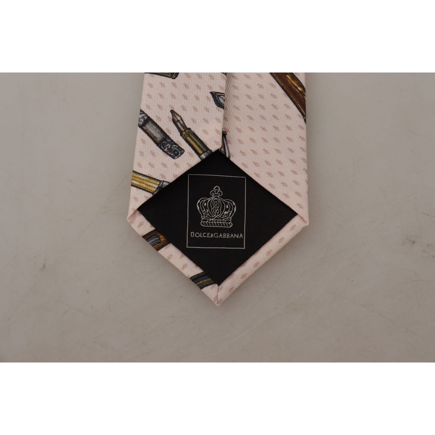 Dolce & Gabbana Elegant Silk Bow Tie for Suave Evenings Dolce & Gabbana Rosy Brown