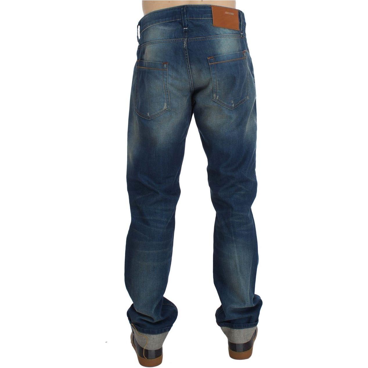 Acht Chic Baggy Low Fit Denim Delight Acht Dark Slate Gray
