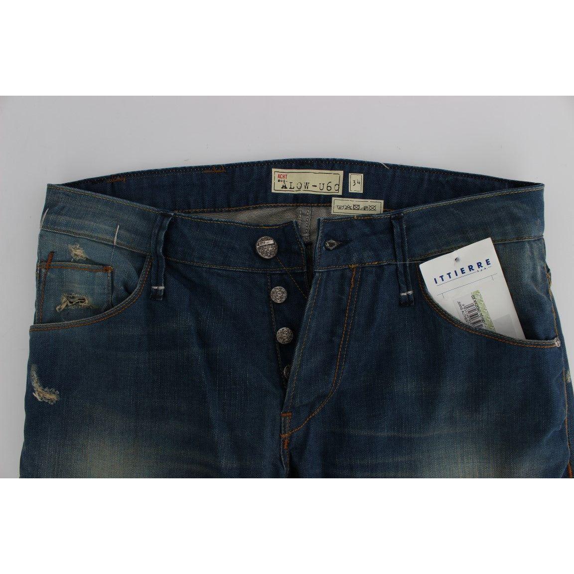 Acht Chic Baggy Low Fit Denim Delight Acht Gray