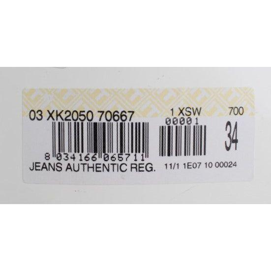 Acht Elegant Regular Fit Blue Wash Denim Acht Light Gray