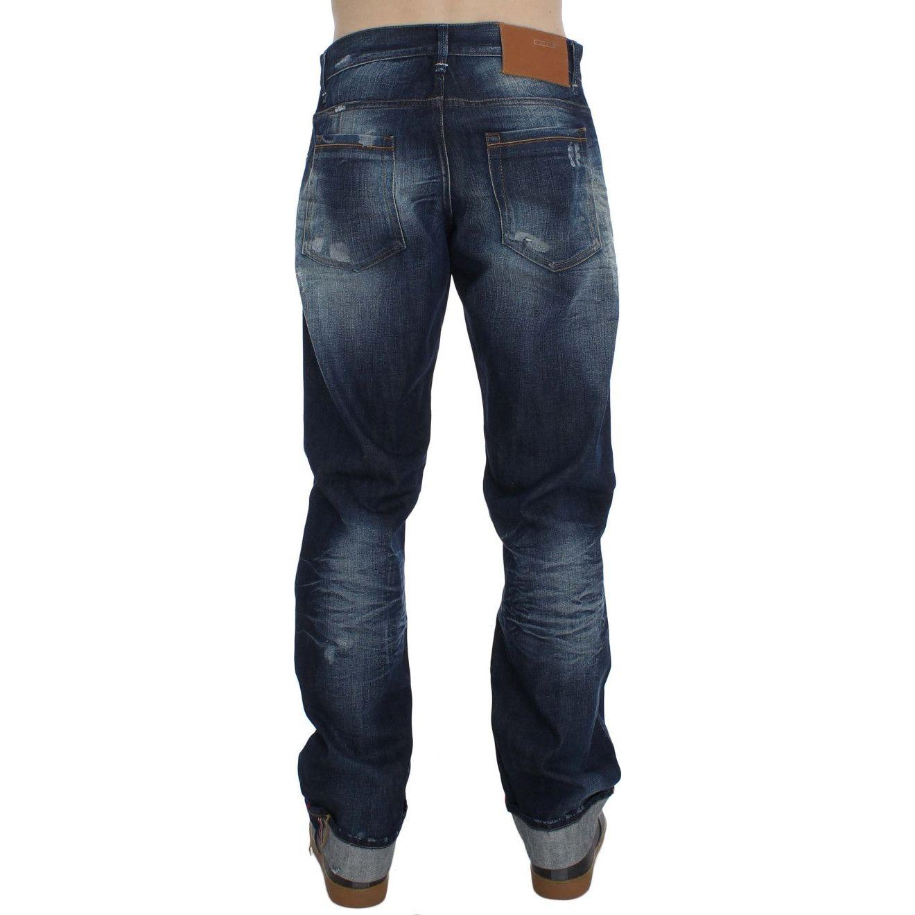 Acht Authentic Regular Fit Blue Wash Jeans Acht Dark Slate Gray