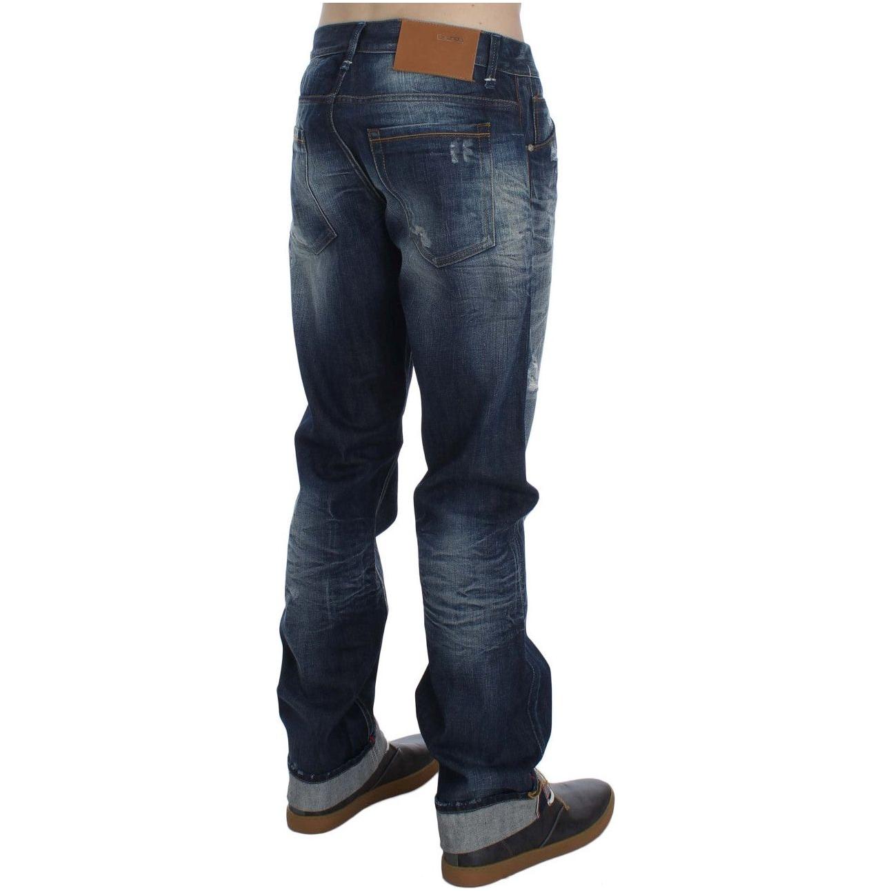 Acht Authentic Regular Fit Blue Wash Jeans Acht Dark Slate Gray
