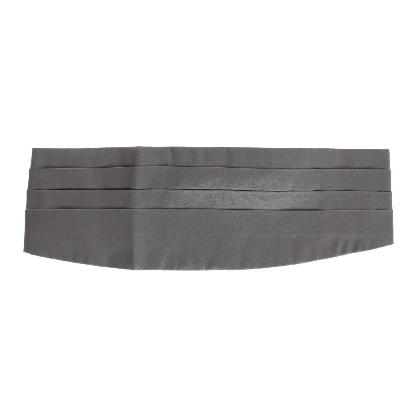 Dolce & Gabbana Elegant Silk Gray Cummerbund Dolce & Gabbana Dim Gray