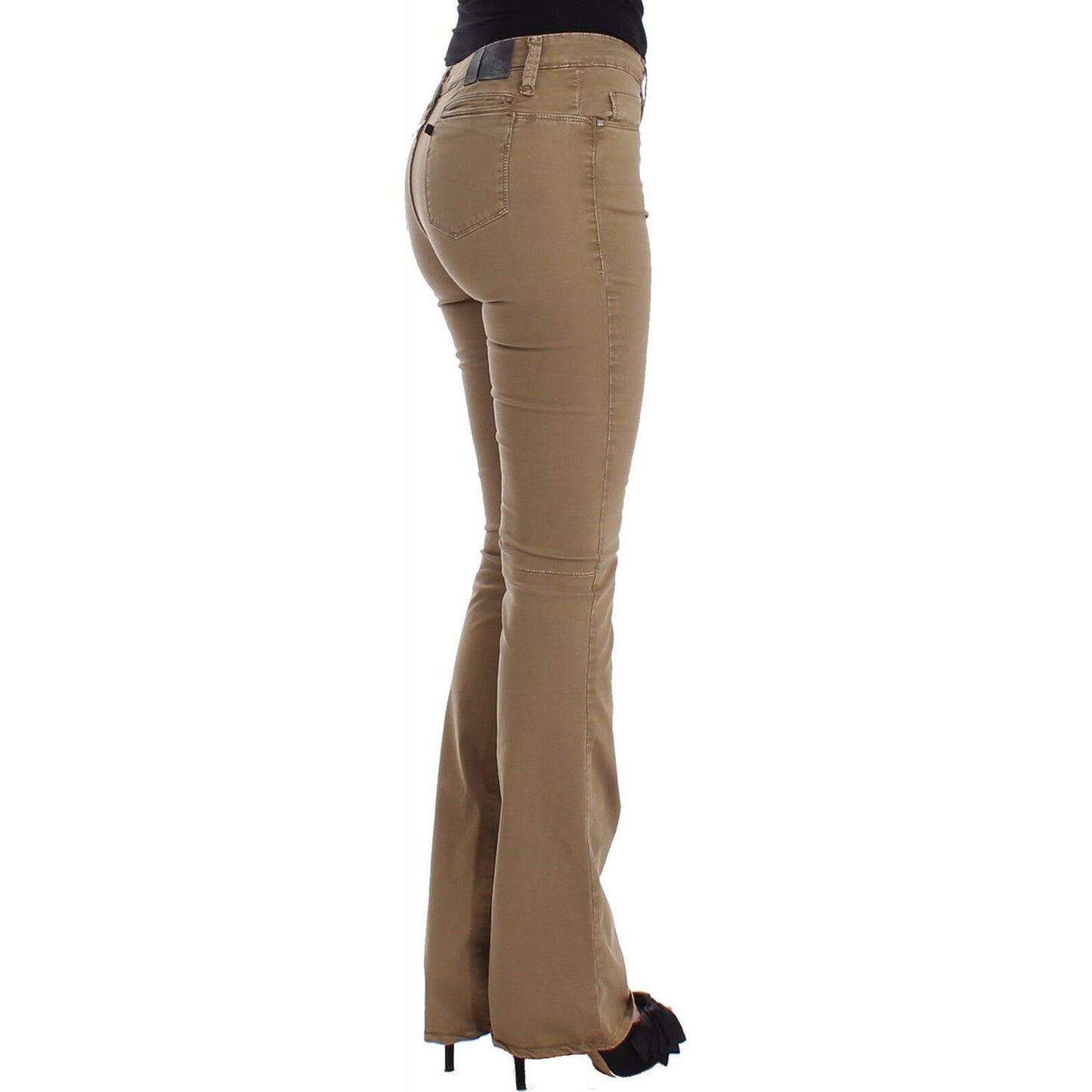 Costume National Chic Beige Straight Leg Fashion Jeans Costume National Dim Gray