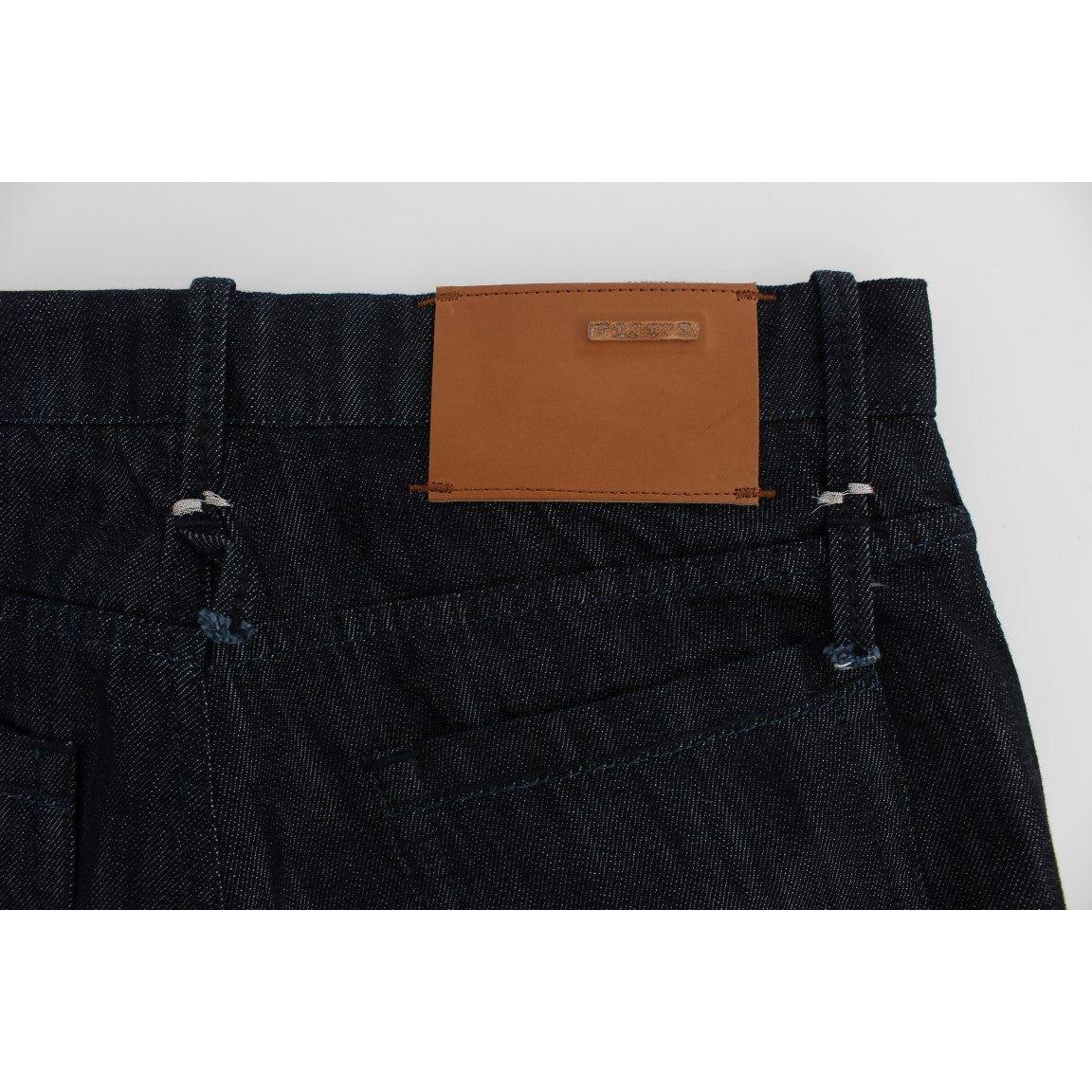 Acht Elegant Straight Fit Blue Mens Jeans Jeans & Pants Acht Light Gray