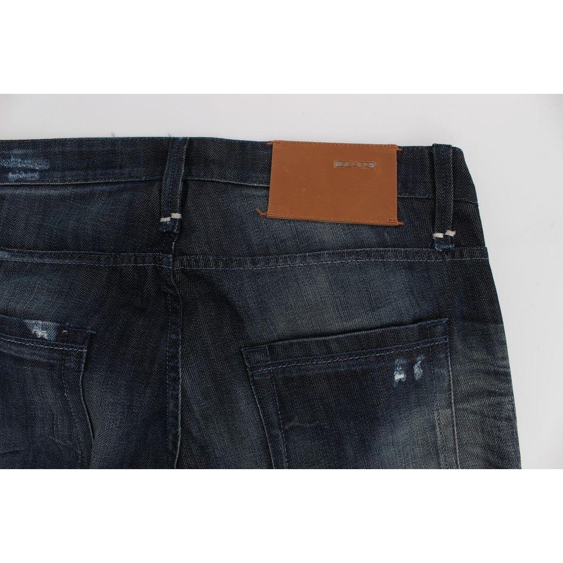 Acht Elegant Regular Straight Fit Blue Jeans Jeans & Pants Acht Light Gray