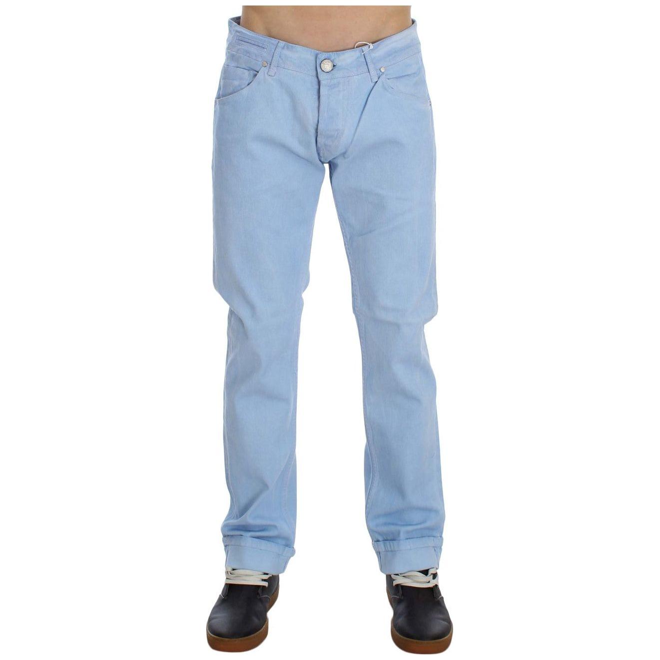 Acht Elegant Low Waist Regular Fit Men's Jeans Acht Dark Gray