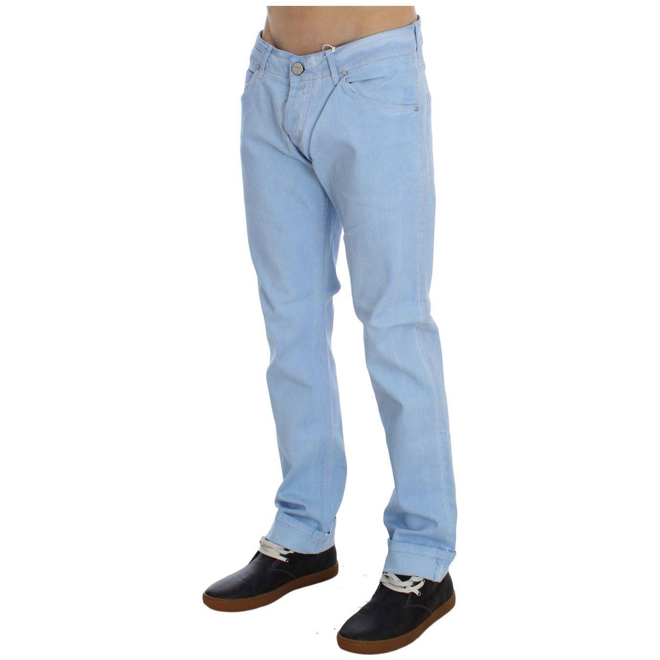 Acht Elegant Low Waist Regular Fit Men's Jeans Acht Dark Gray