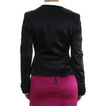 Exte Black Pink Stretch Blazer Jacket SIG32484-1