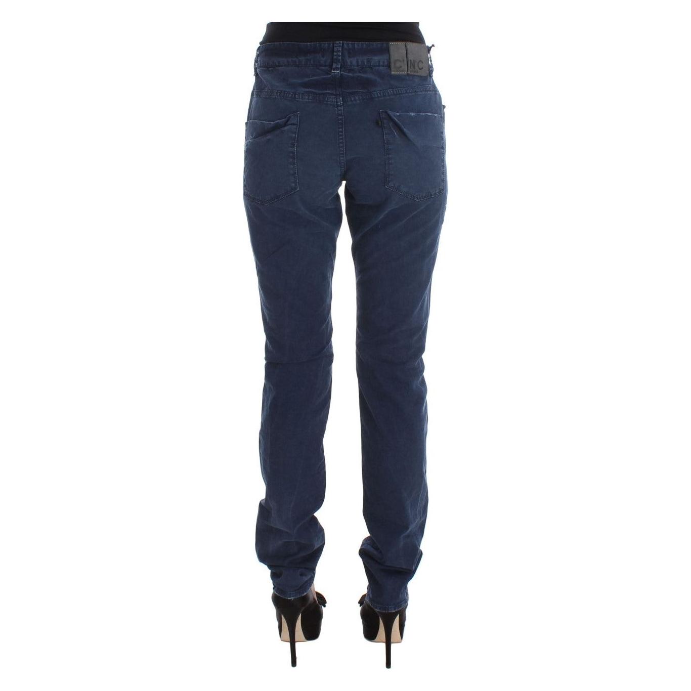 Costume National Chic Regular Fit Blue Denim Jeans Jeans & Pants Costume National Dark Slate Gray