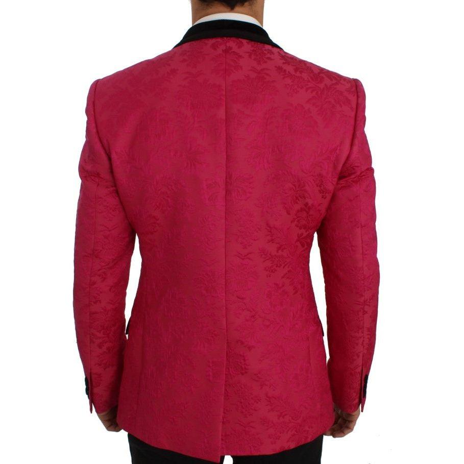Dolce & Gabbana Floral Brocade Single-Breasted Blazer Dolce & Gabbana Brown
