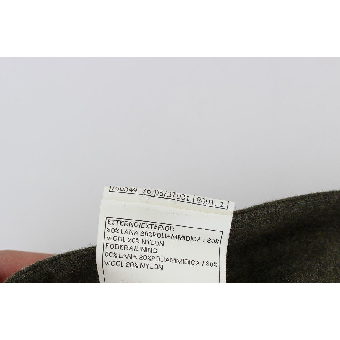 Ermanno Scervino Chic Green Cargo Pants for Effortless Style Ermanno Scervino Light Gray