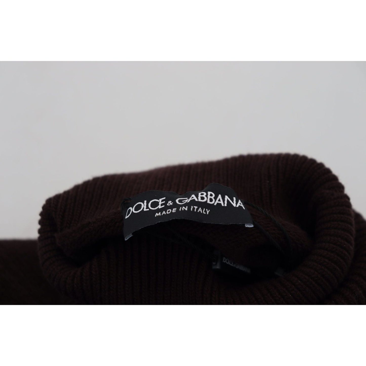Dolce & Gabbana Elegant Turtleneck Wool Pullover Sweater Dolce & Gabbana Black