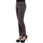Ermanno Scervino Chic Gray Slim Leg Jeans - Elegance Meets Comfort Ermanno Scervino Dark Slate Gray