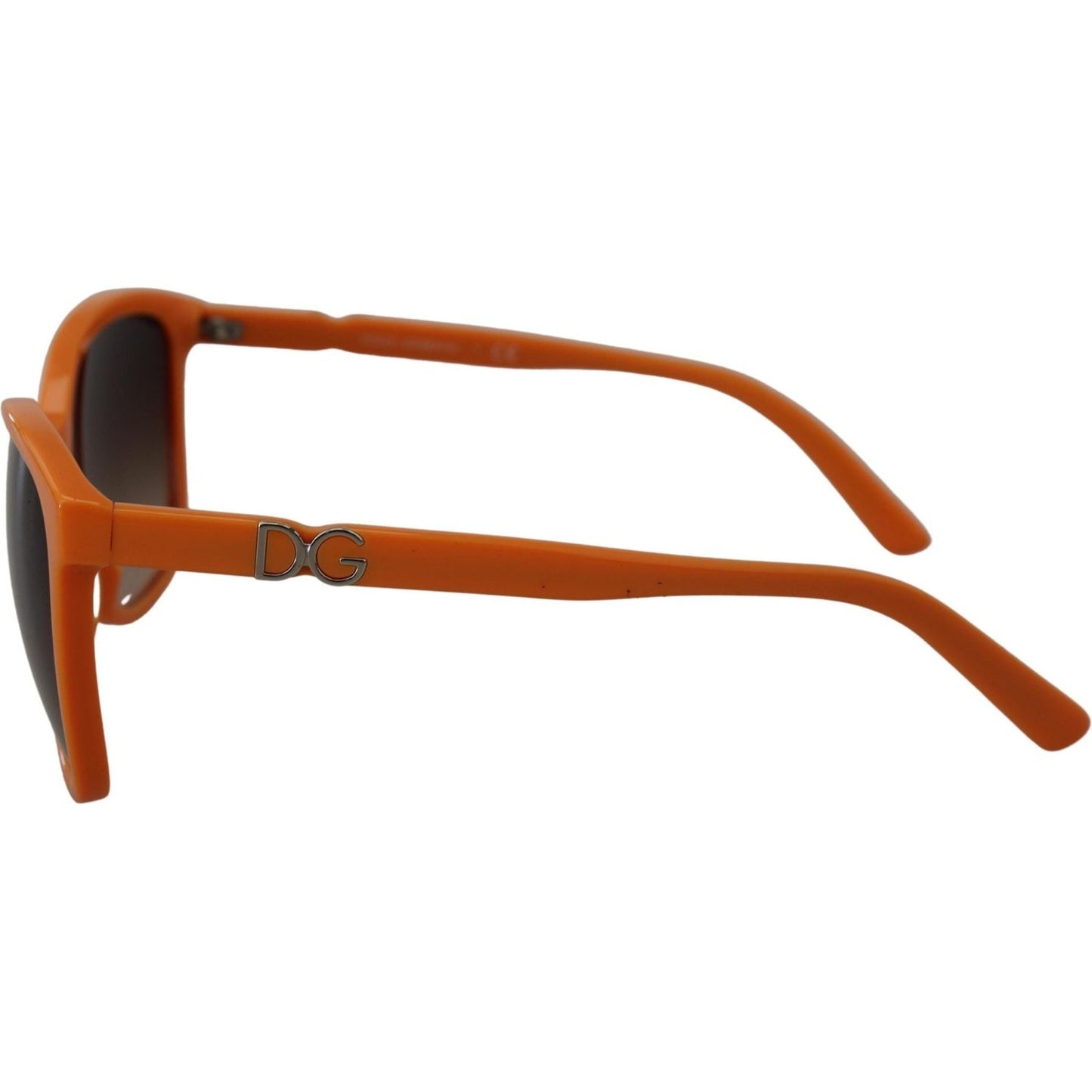 Dolce & Gabbana Chic Orange Round Sunglasses for Women Dolce & Gabbana Sienna