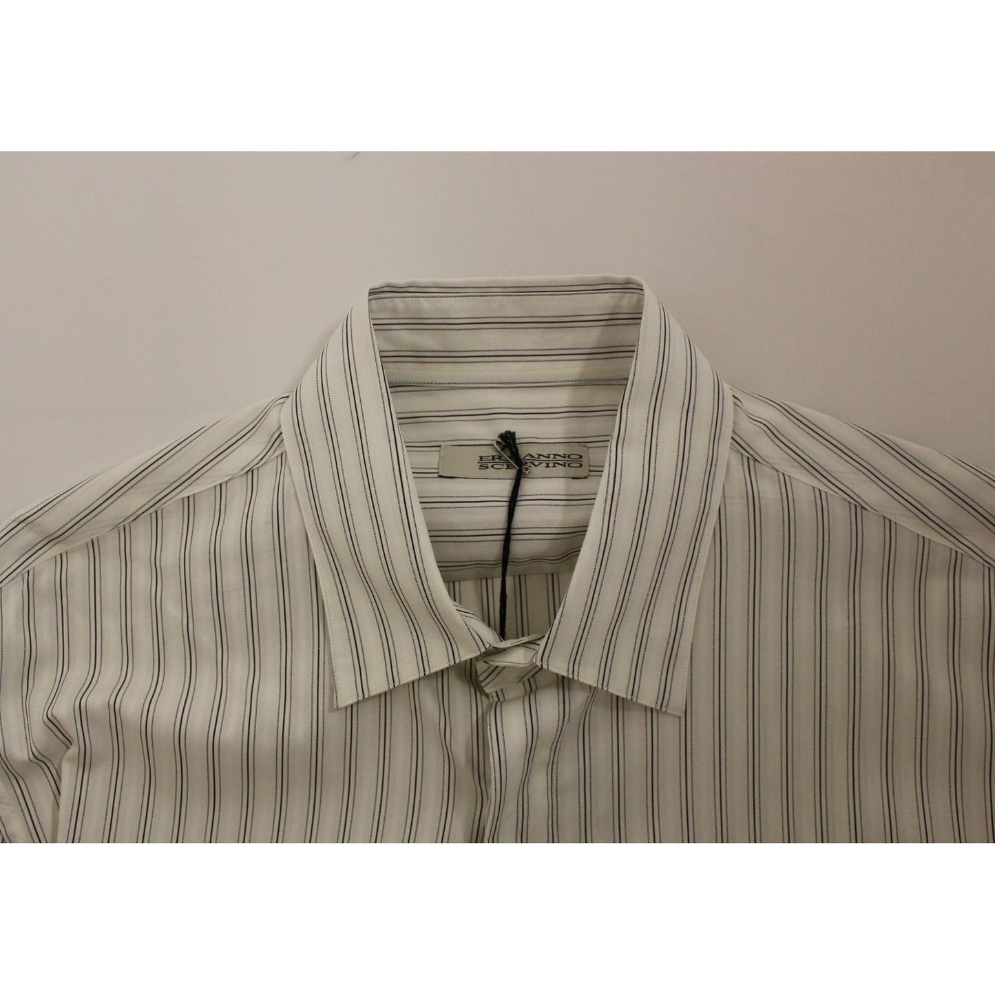 Ermanno Scervino Elegant Striped Cotton Casual Shirt Ermanno Scervino Rosy Brown