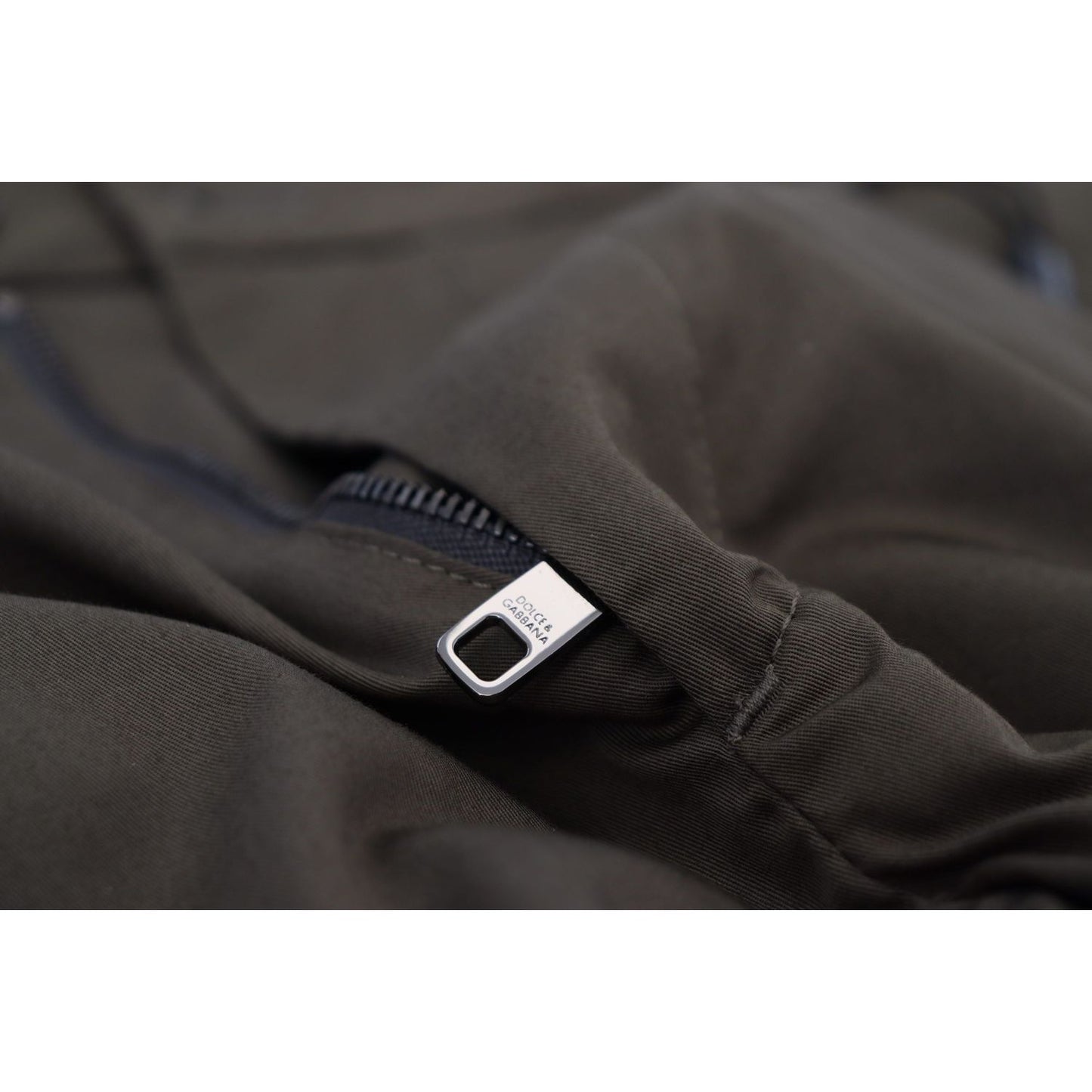 Dolce & Gabbana Elegant Green Cotton Chino Shorts Shorts Dolce & Gabbana Dark Slate Gray
