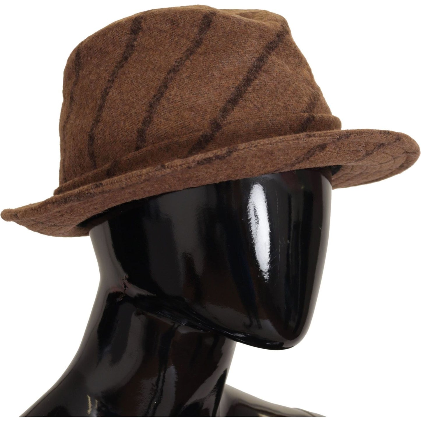 Dolce & Gabbana Elegant Wide Brim Fedora Hat Dolce & Gabbana Dark Slate Gray
