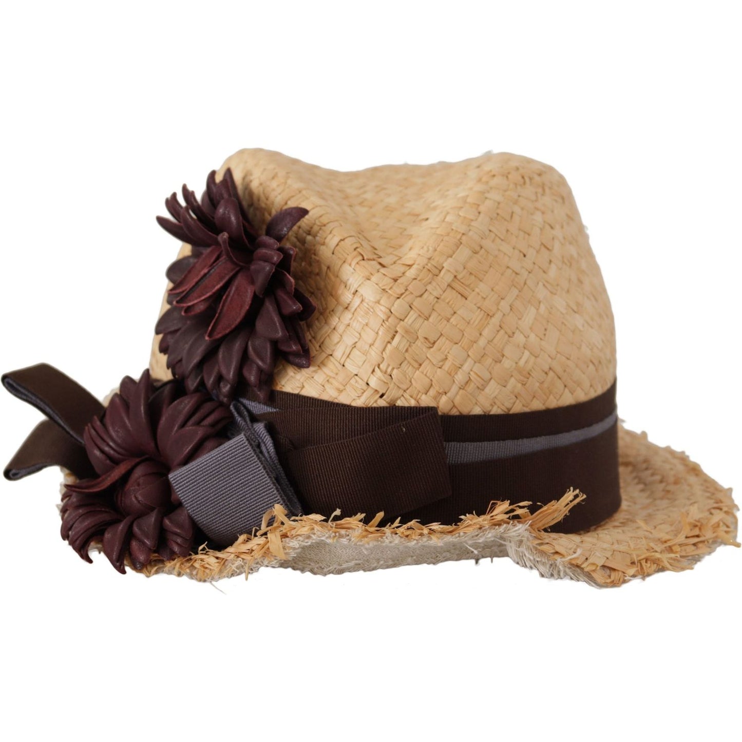 Dolce & Gabbana Chic Floral Bucket Hat in Sunshine Yellow Dolce & Gabbana Dark Khaki