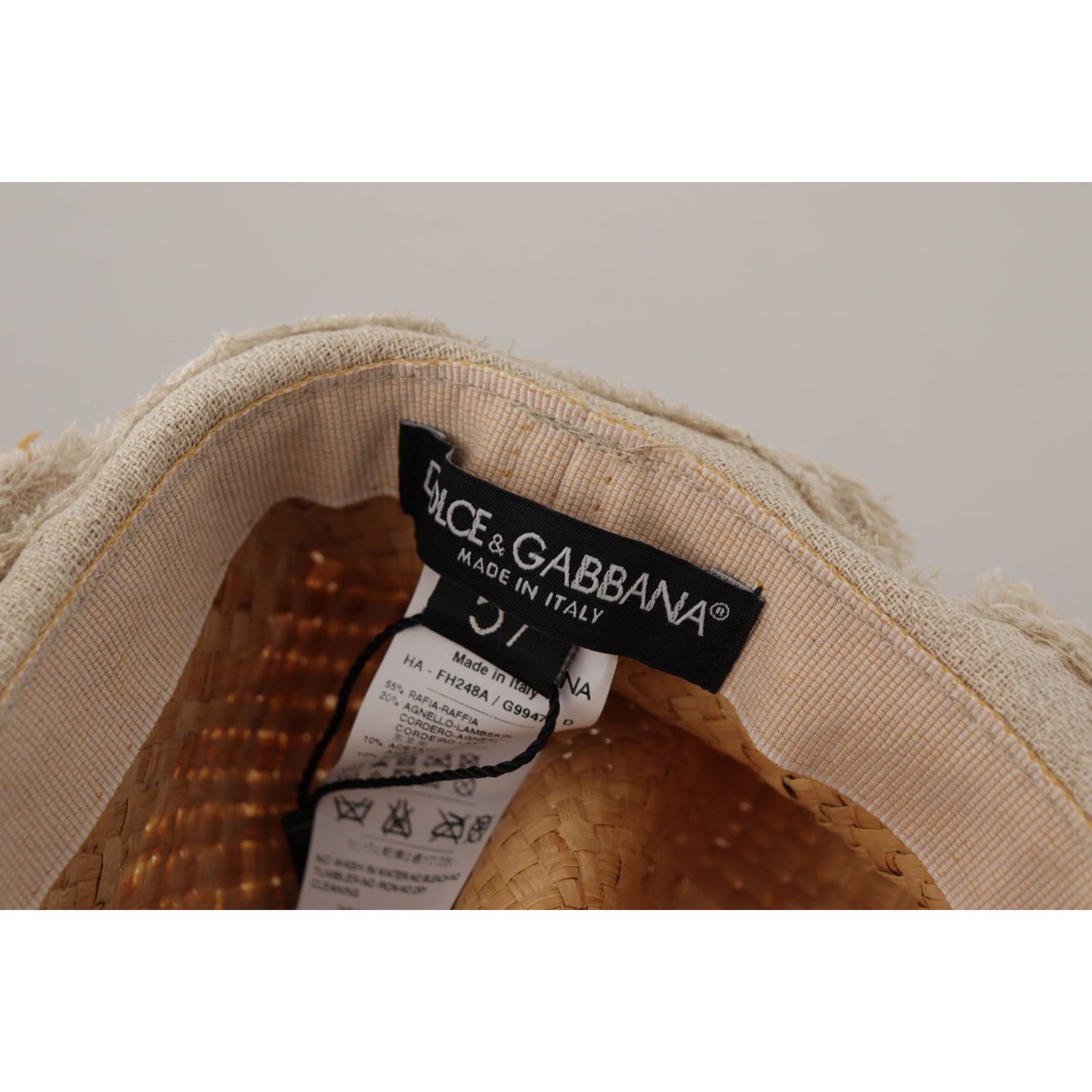 Dolce & Gabbana Chic Floral Bucket Hat in Sunshine Yellow Dolce & Gabbana Dark Gray