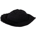 Dolce & Gabbana Black Cotton Wide Brim Shade Hat HAT9378 - 57