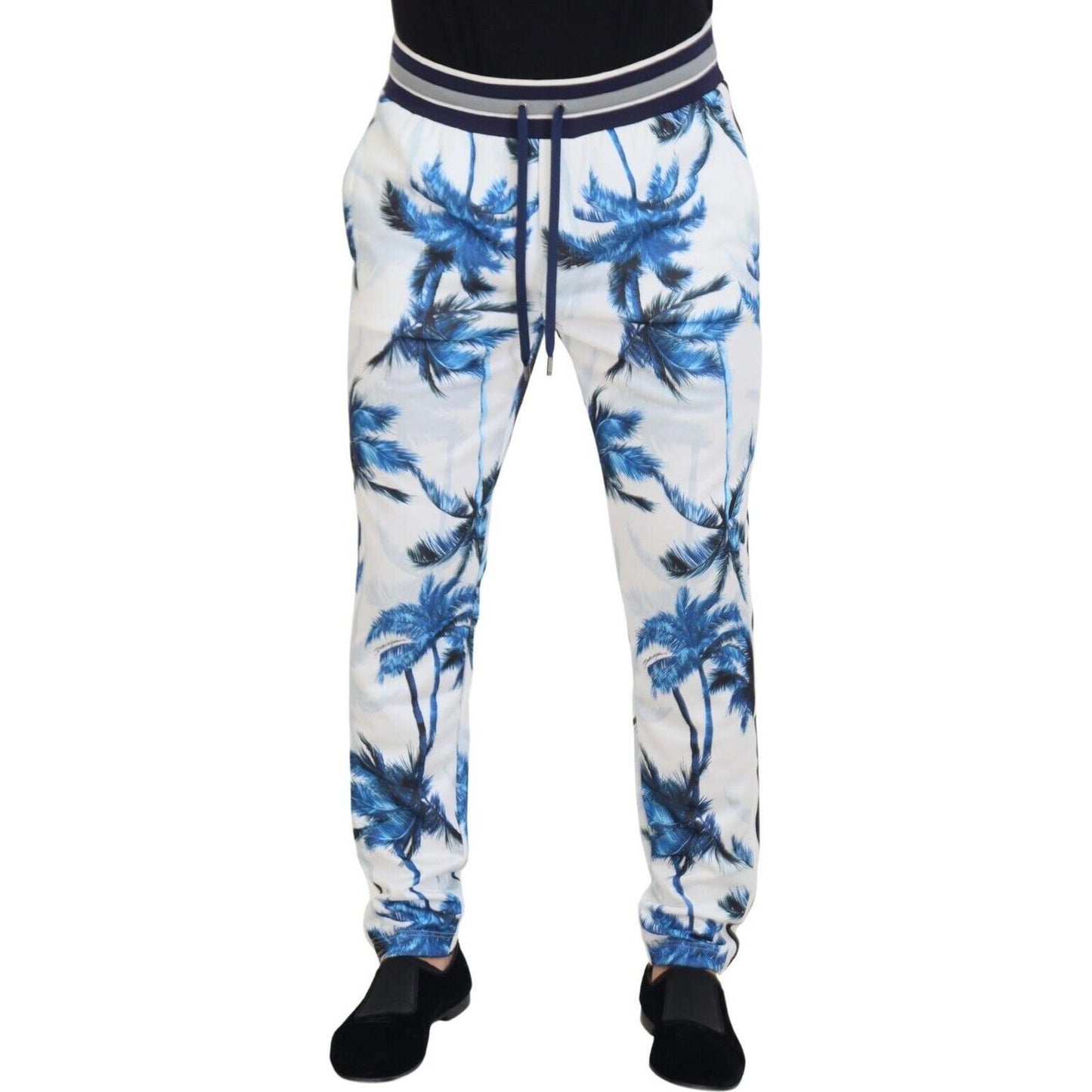 Dolce & Gabbana Chic White MainLine Trousers for Men Dolce & Gabbana Dark Slate Gray