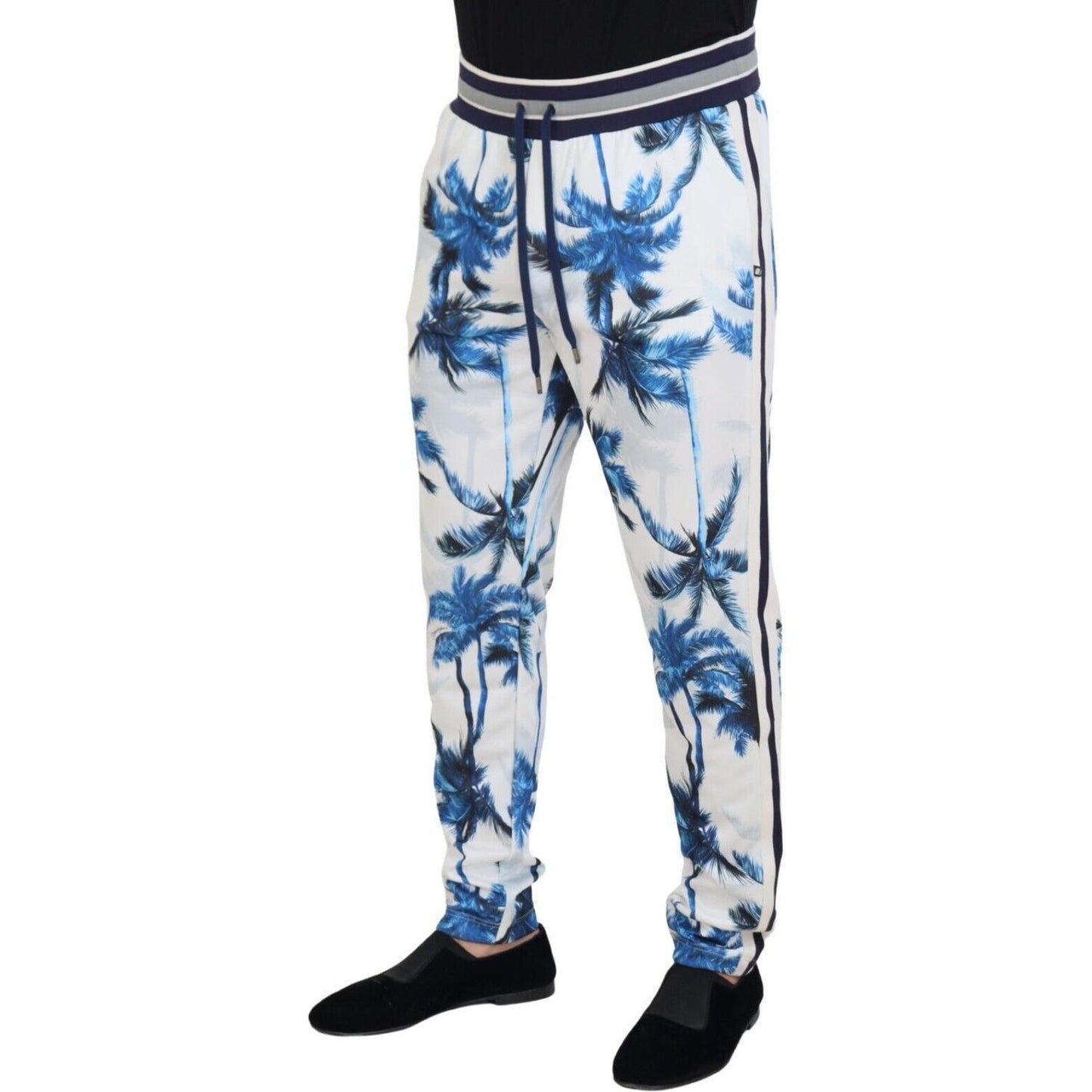 Dolce & Gabbana Chic White MainLine Trousers for Men Dolce & Gabbana Light Gray