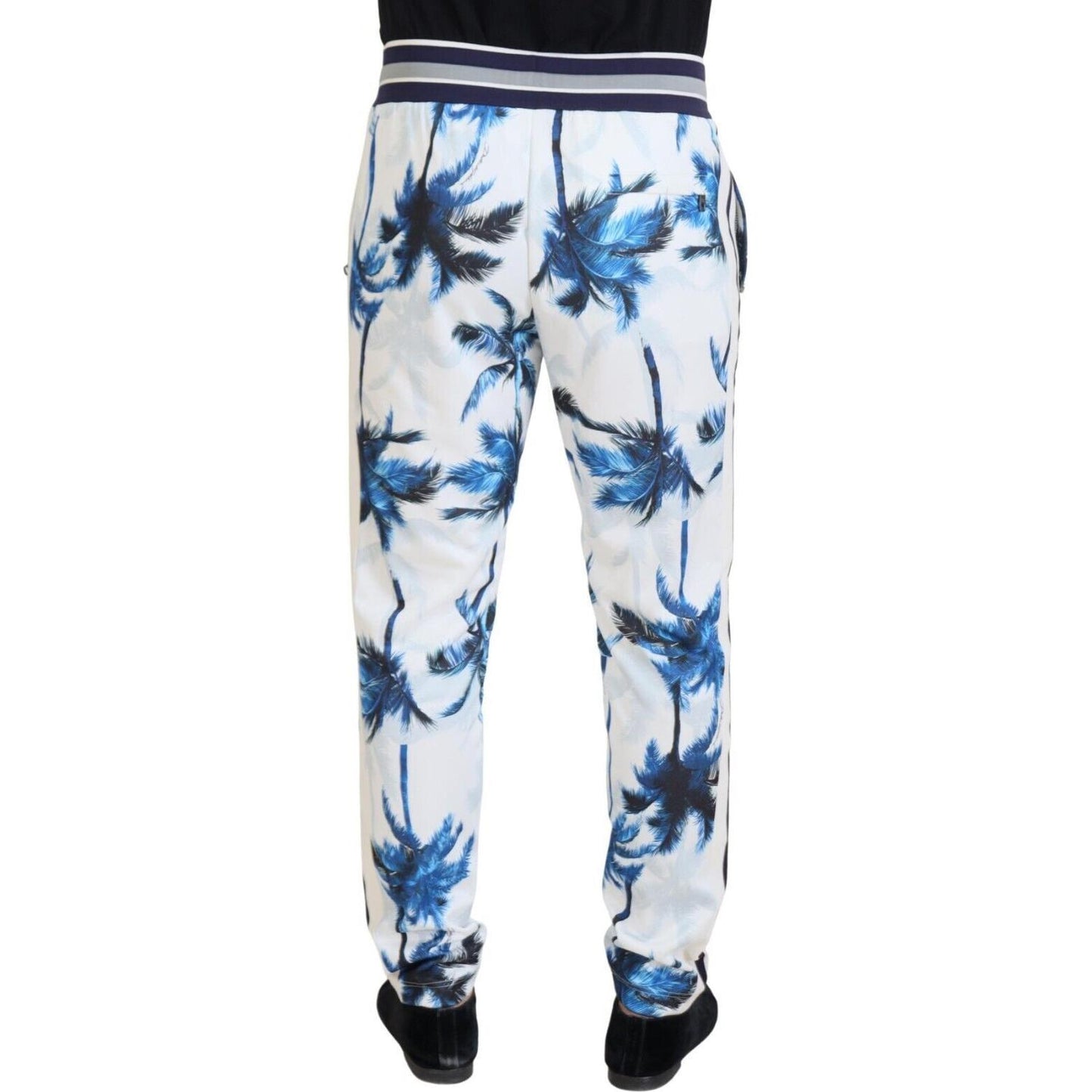 Dolce & Gabbana Chic White MainLine Trousers for Men Dolce & Gabbana Dark Slate Gray
