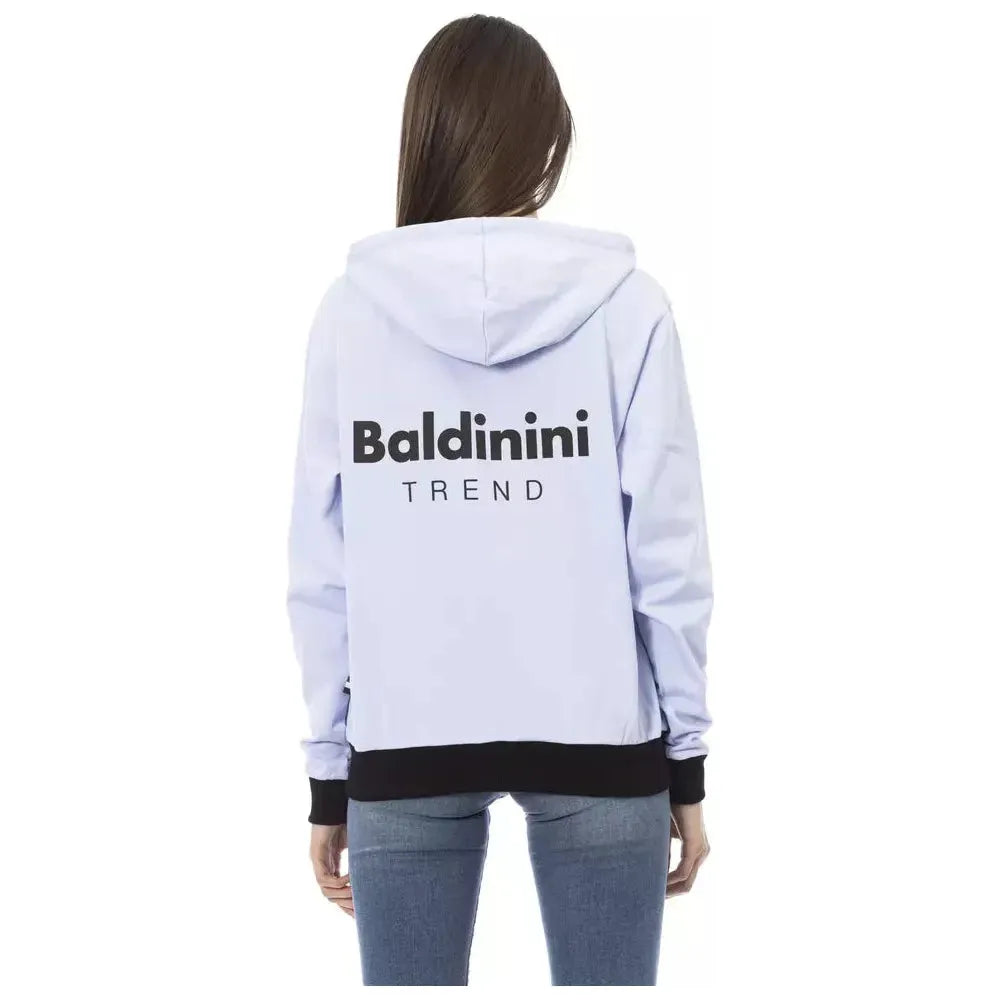 Baldinini Trend Purple Cotton Women Sweater Baldinini Trend Dark Slate Gray