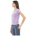 Trussardi Action Purple Cotton Women T-Shirt