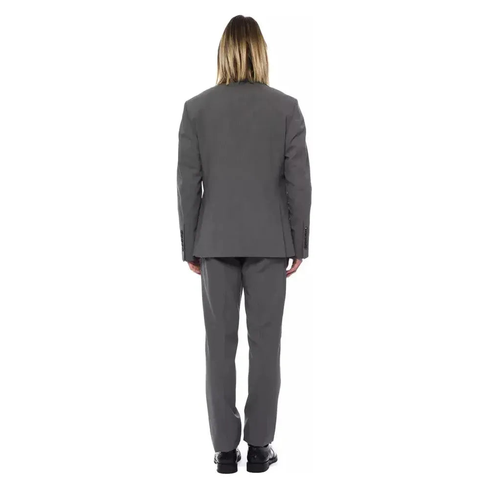 Billionaire Italian Couture Gray Wool Men Suit Billionaire Italian Couture Dark Slate Gray