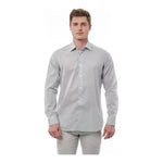 Bagutta Gray Cotton Men Shirt Bagutta Gray