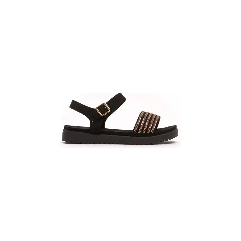 Péché Originel Gold Textile Women Sandal Péché Originel Dark Slate Gray