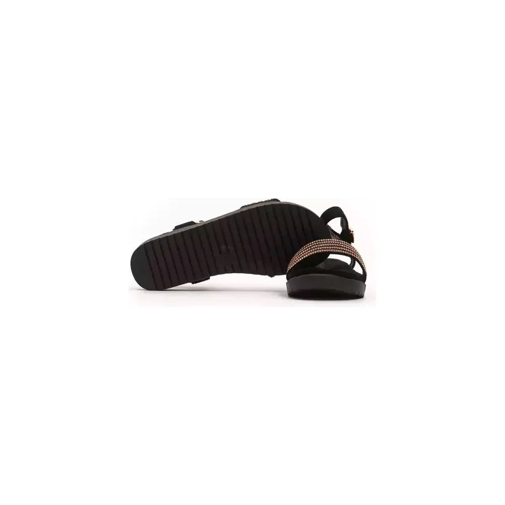 Péché Originel Gold Textile Women Sandal Péché Originel Dark Slate Gray