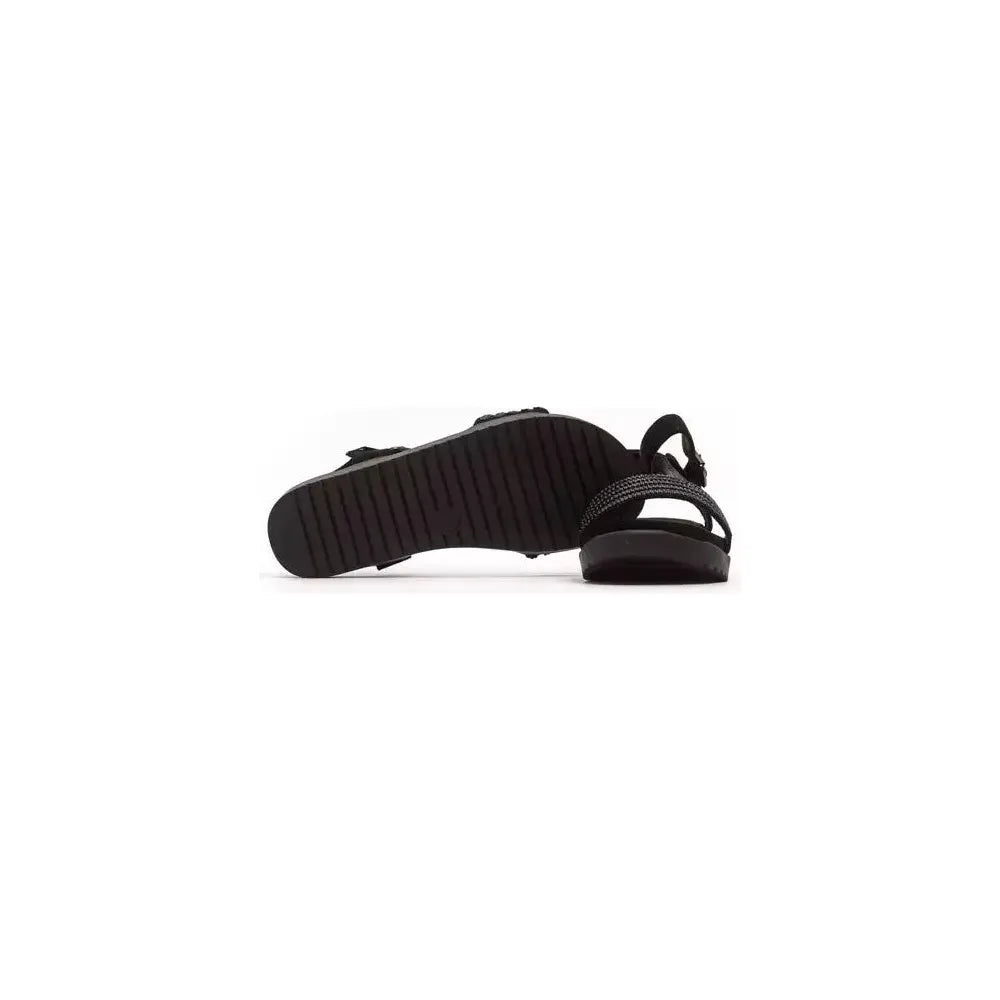 Péché Originel Black Textile Women Sandal PÉOR-18726-EU35/US5