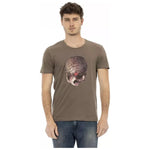 Trussardi Action Brown Cotton Men's T-Shirt