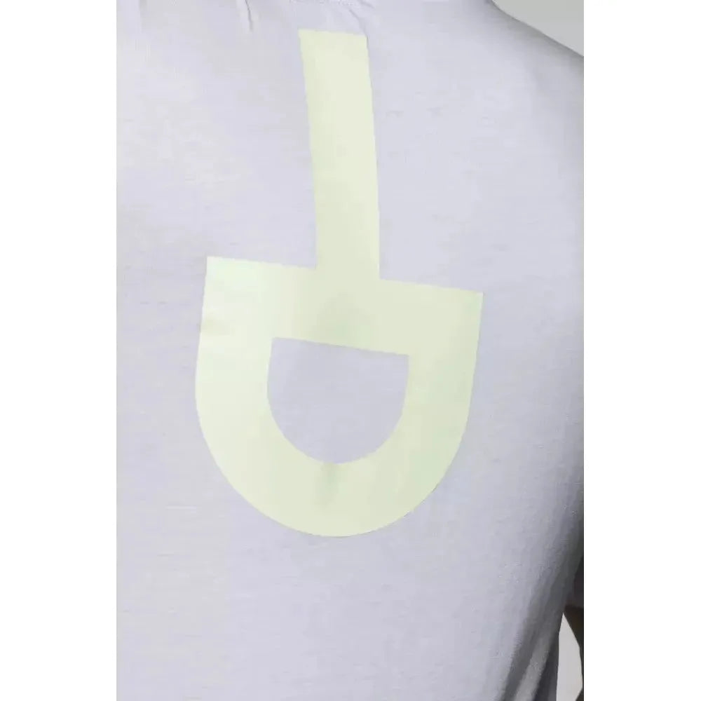 Tond White Cotton Men's Oversized T-Shirt MAN T-SHIRTS Tond Light Gray