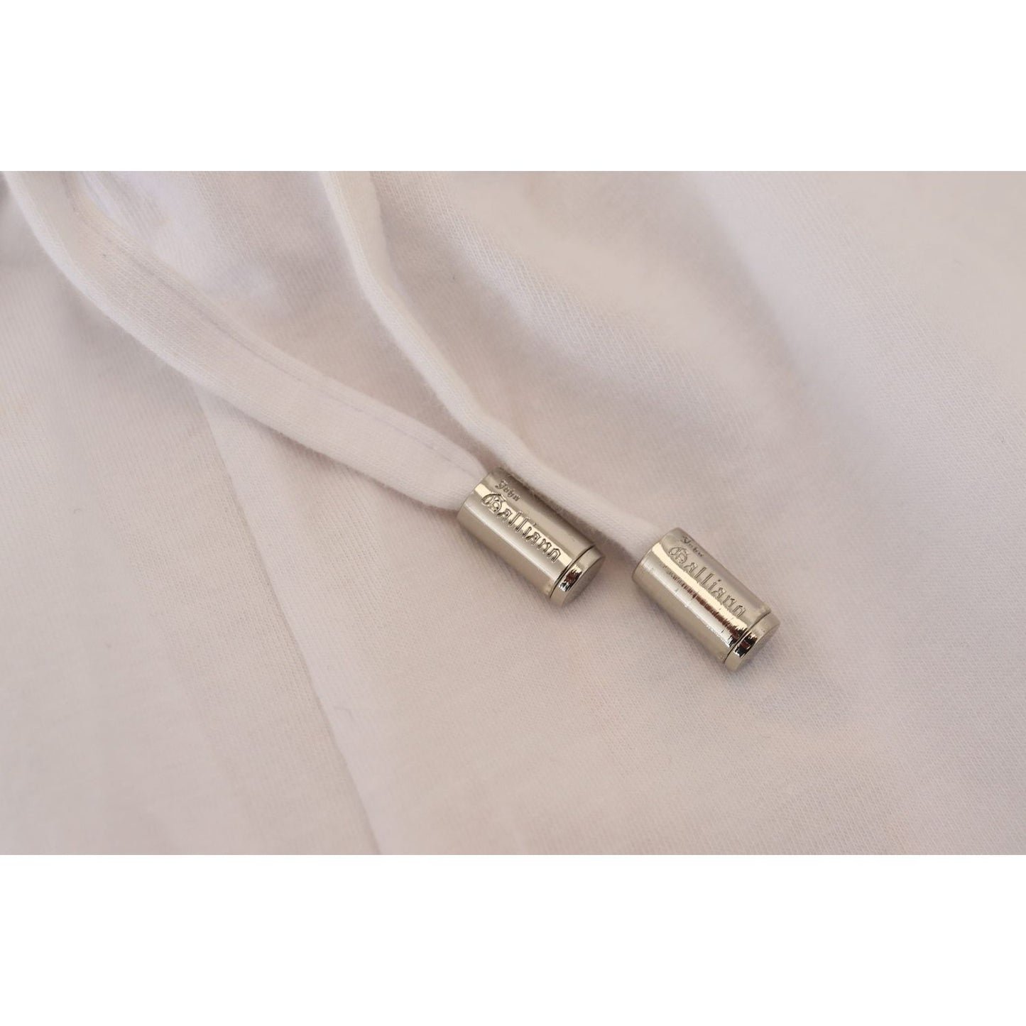 John Galliano Elegant Wide Leg Cotton Pants John Galliano Gray