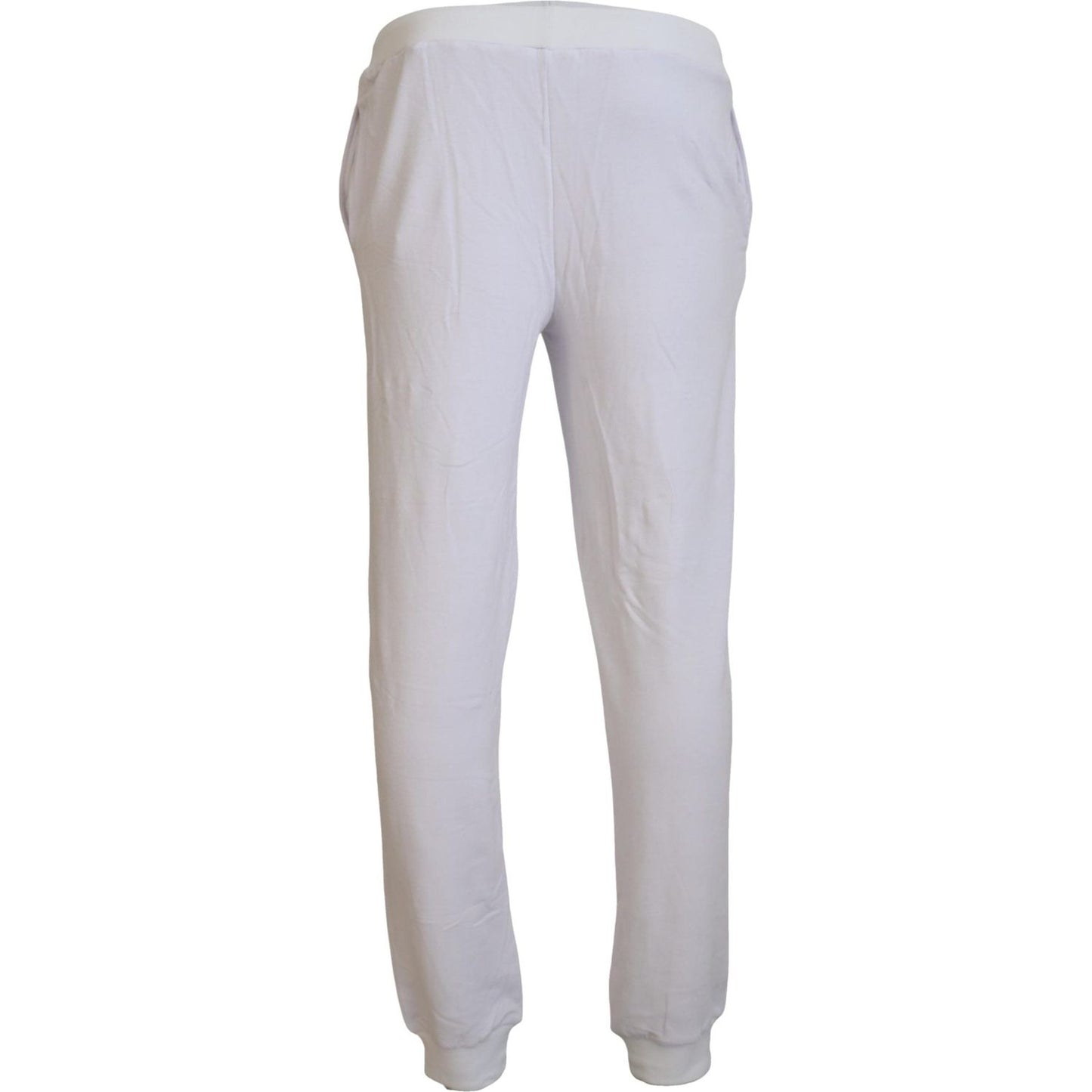 John Galliano Chic White Jogger Pants - Casual Elegance John Galliano Gray