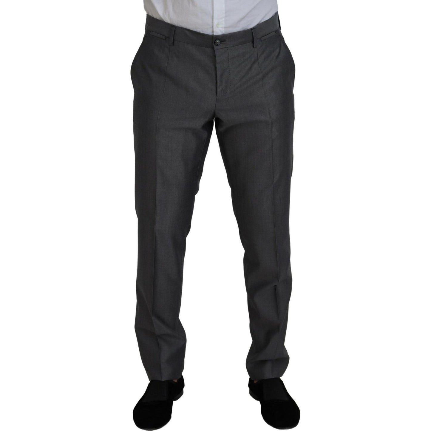 Dolce & Gabbana Elegant Gray Silver Sicilia Suit Ensemble Dolce & Gabbana Dark Slate Gray
