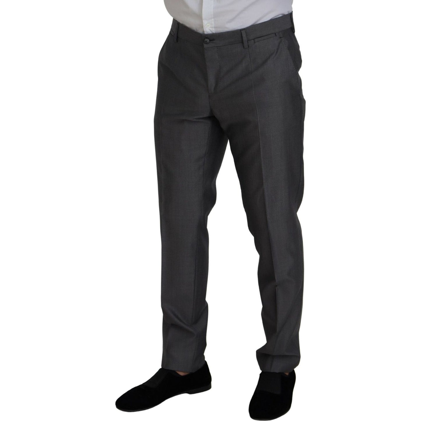 Dolce & Gabbana Elegant Gray Silver Sicilia Suit Ensemble Dolce & Gabbana Dark Slate Gray
