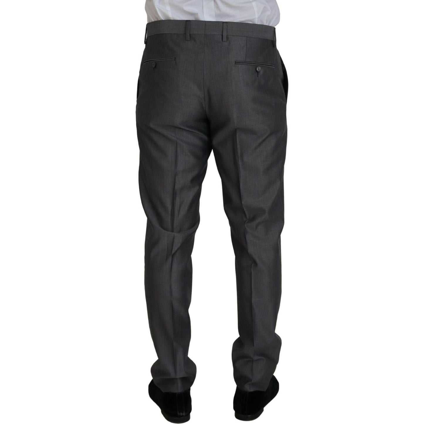Dolce & Gabbana Elegant Gray Silver Sicilia Suit Ensemble Dolce & Gabbana Dark Slate Gray