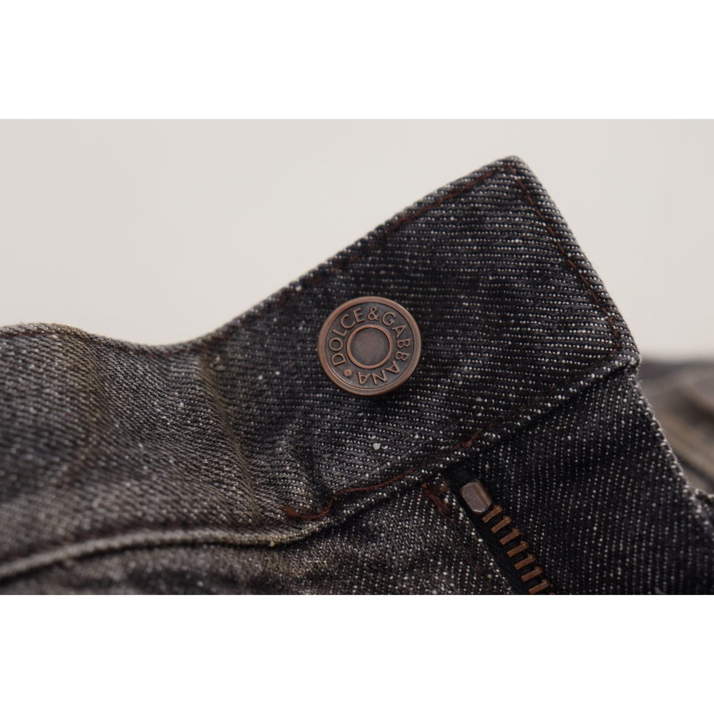 Dolce & Gabbana Exquisite Gray Denim Pants for the Modern Gentleman Dolce & Gabbana Light Gray
