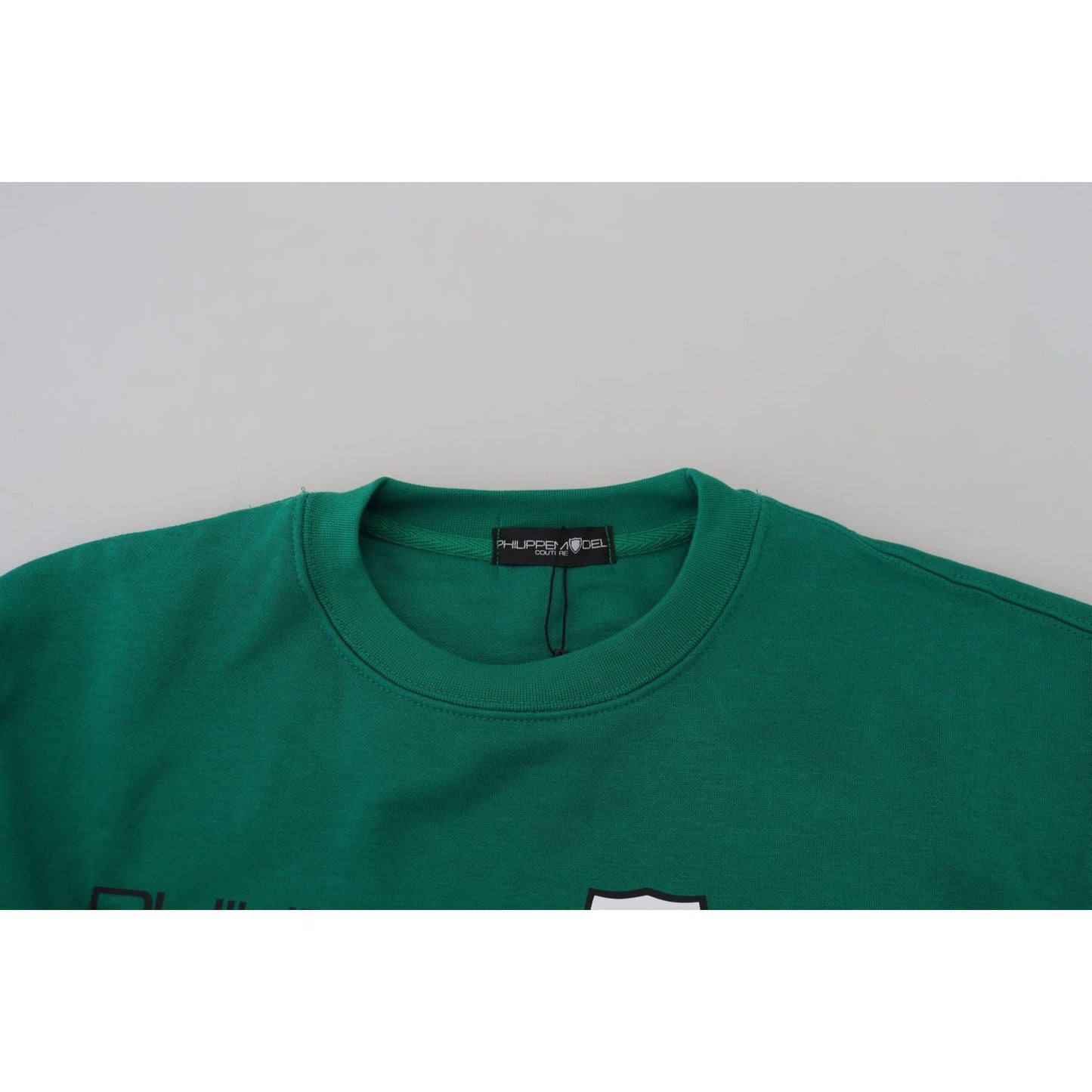 Philippe Model Chic Green Printed Long Sleeve Sweater Philippe Model Dark Slate Gray