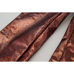 Dolce & Gabbana High Waist Skinny Jeans in Metallic Bronze Dolce & Gabbana Saddle Brown