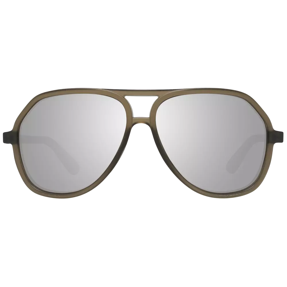Guess Brown Men Sunglasses Guess Gray