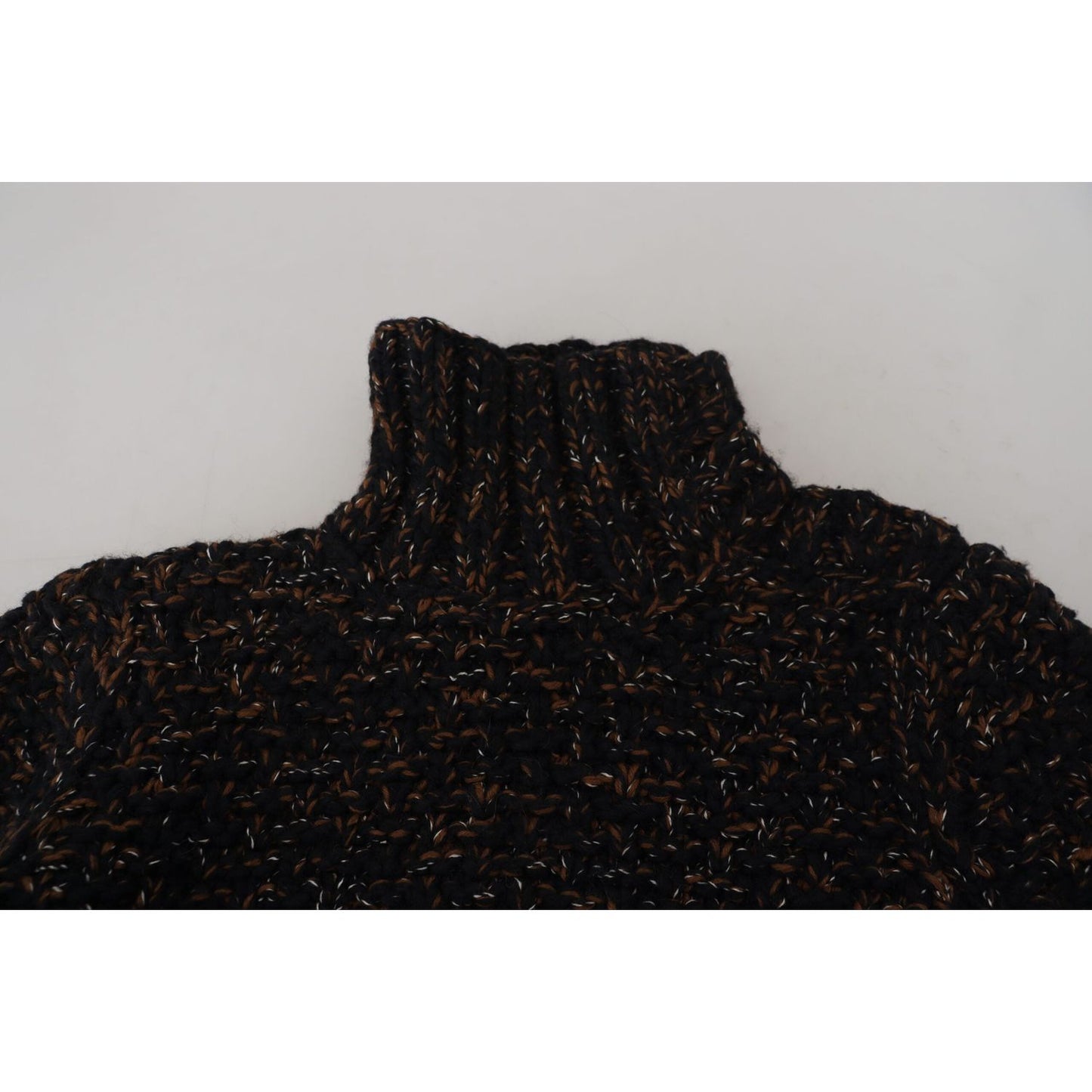 Dolce & Gabbana Elegant Turtleneck Sweater in Luxurious Wool Blend Dolce & Gabbana Black