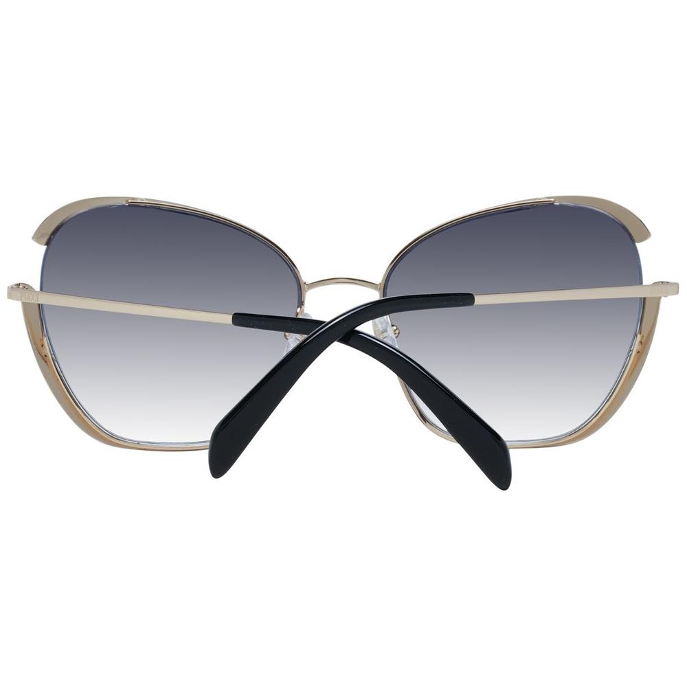 Emilio Pucci Gold Women Sunglasses Emilio Pucci Light Slate Gray