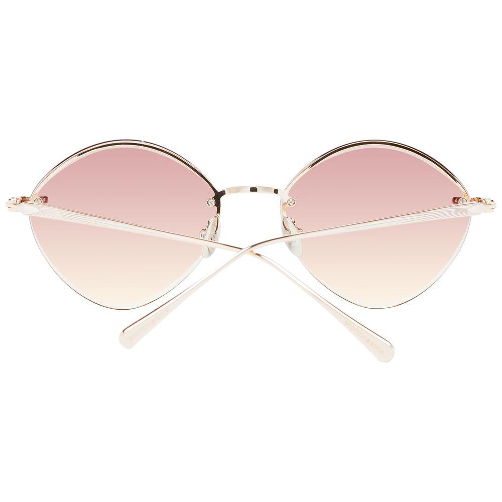 Scotch & Soda Gold Women Sunglasses Scotch & Soda Light Gray