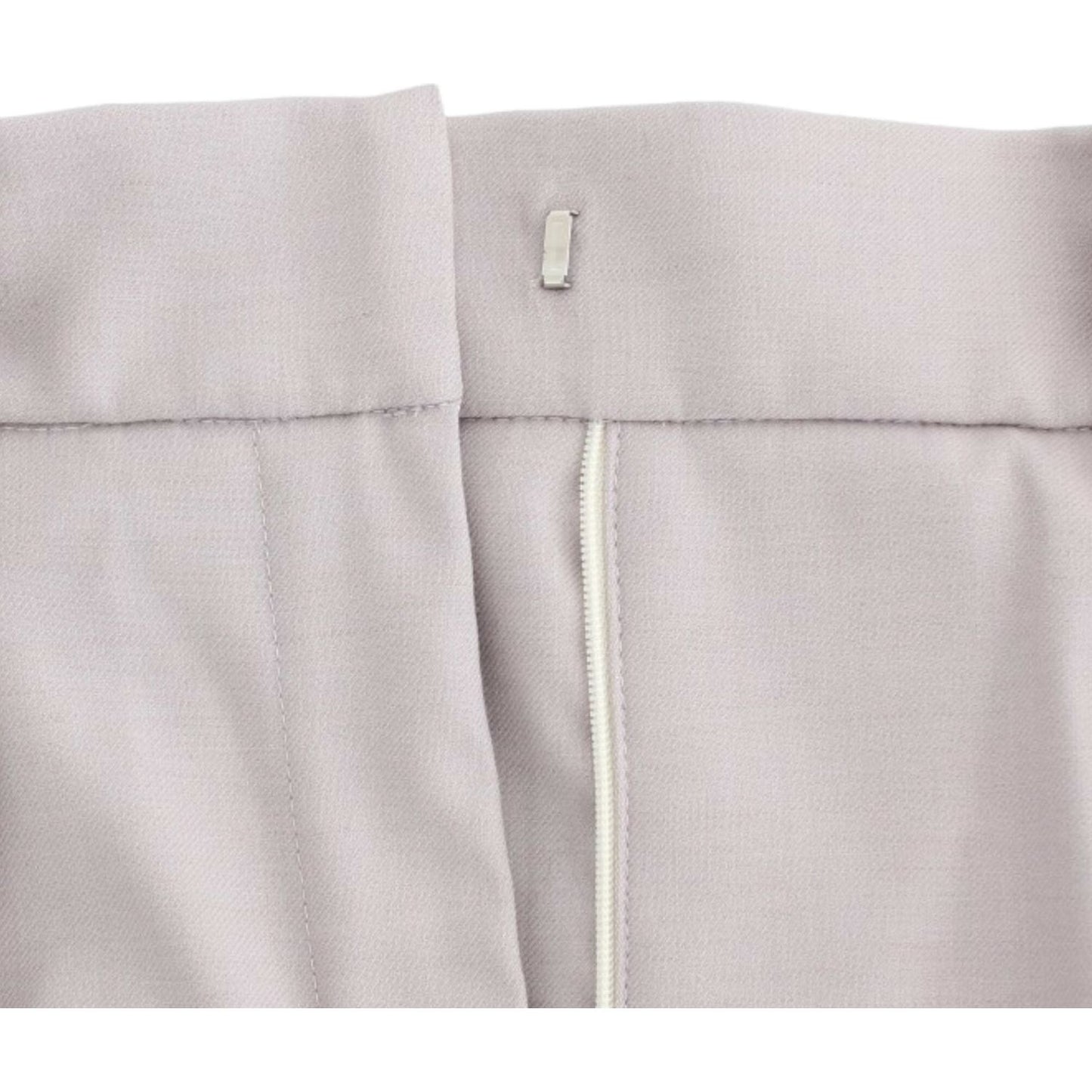 Cavalli Sophisticated High Waisted Gray Pants Cavalli Gray